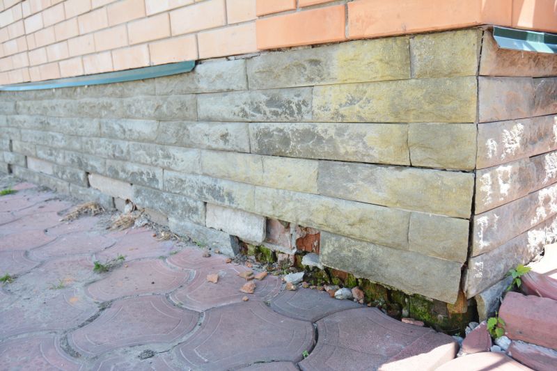 Repaired Foundation Walls